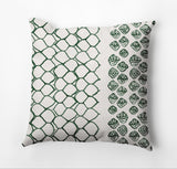 Honeycomb Split Rug Outdoor Pillow, 18"x18"