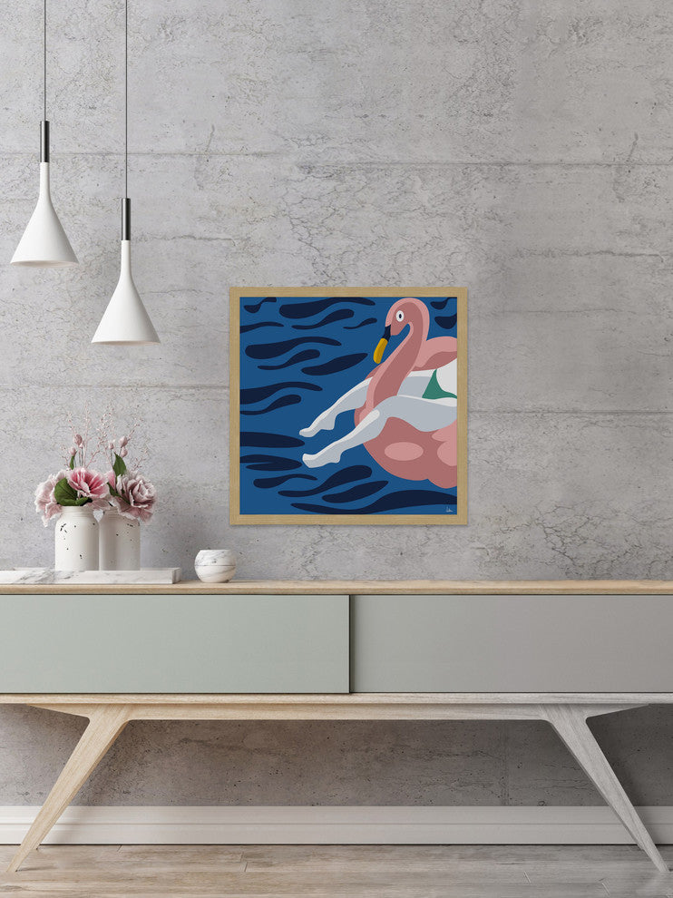 "If You Love the Sun" Framed Painting Print