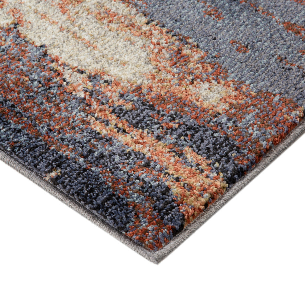 Jordan Delia Area Rug, Red, 9'2" x 12'2", Abstract