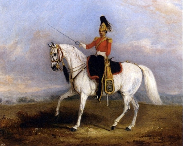 Jr. John Ferneley An Officer of the Dragoon Guards Gallery Wrapped Canvas Print