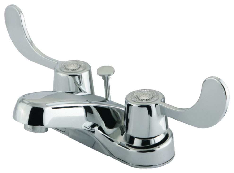 Kingston Brass 4" Centerset Bathroom Faucet, Polished Chrome