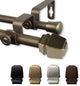 Nona 5/8" Double Curtain Rod Antique Gold