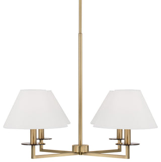 Capital Lighting 452241 Gilda 4 Light 30"W Chandelier - Aged Brass