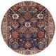 Ahgly Company Indoor Round Mid-Century Modern Area Rugs, 4' Round