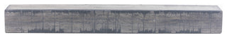 Rustic Fireplace Mantel Shelf, Gray Ash, 60"