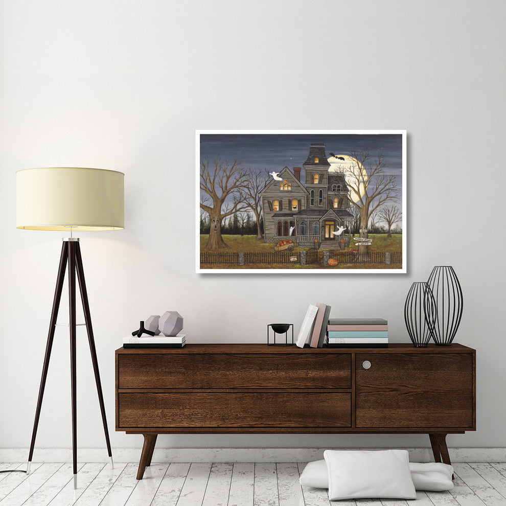 "Haunted House" Digital Paper Print by David Carter Brown, 50"x34"