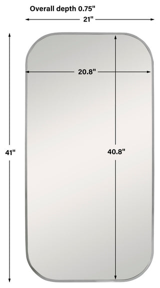 Uttermost Taft Polished Nickel Mirror