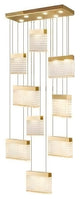 La Rochette | Gorgeous Crystal Blocks LED Ceiling Chandelier