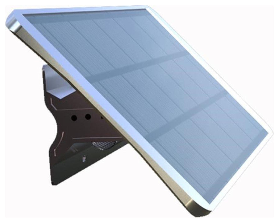 eLEDing 100W 650WH Battery and 3 Wifi Cameras High Voltage Solar Panel in Silver