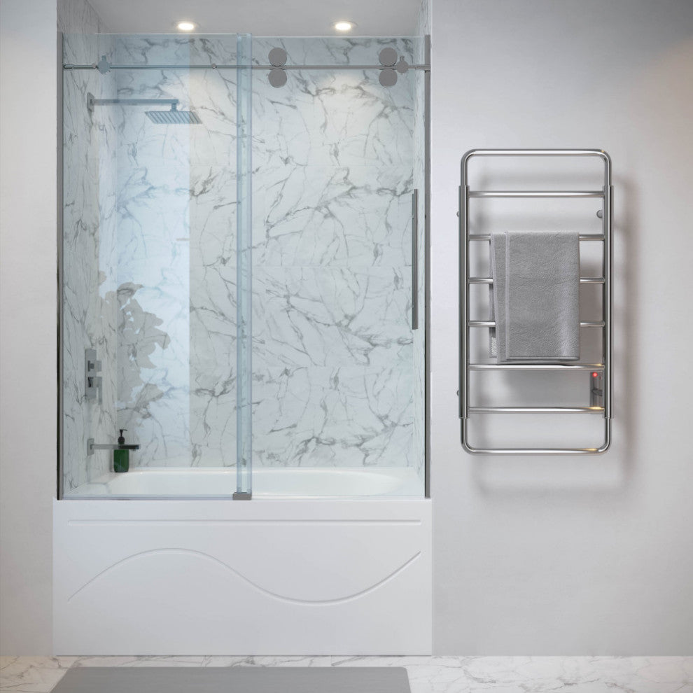 Ivy 8-Bar Electric Towel Warmer, Chrome