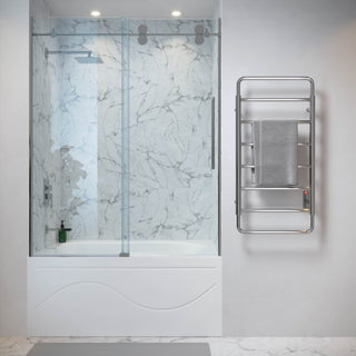 Ivy 8-Bar Electric Towel Warmer, Chrome