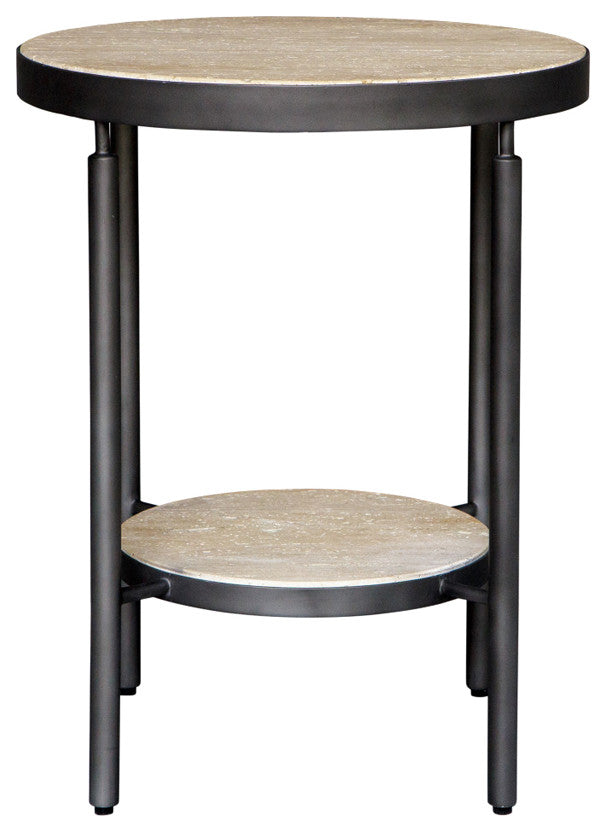 Uttermost Golden Vessel Modern Accent Table