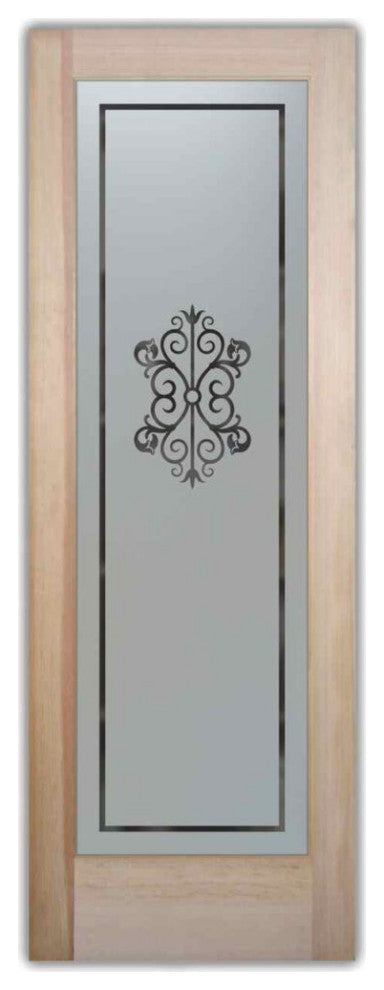 Pantry Door - Granada - Primed - 24" x 96" - Knob on Right - Pull Open