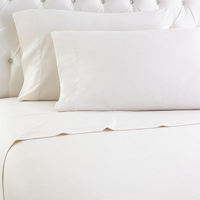 Micro Flannel Sheet Set, Ivory, Queen