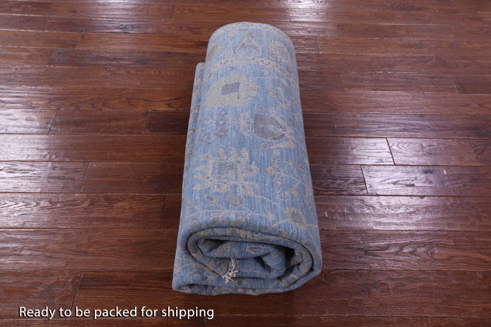 6' 1" X 9' 2" Hand Knotted Wool & Silk Persian Rug - Q13698