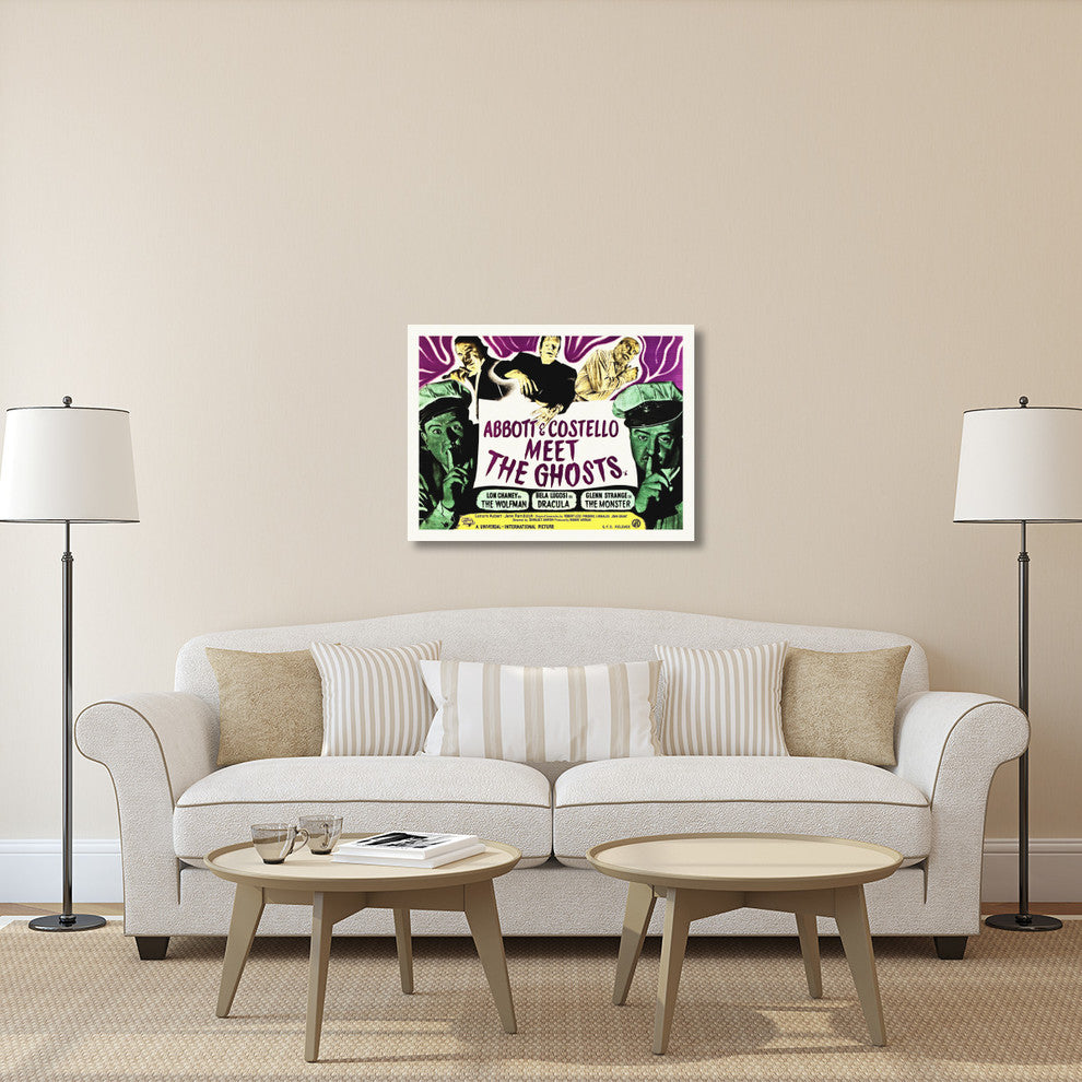 "Abbott & Costello - Meet The Ghosts" Canvas by Hollywood Photo Archive, 40x30"