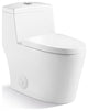 Ceramic Dual Flush One Piece Toilet-Including Toilet Seat