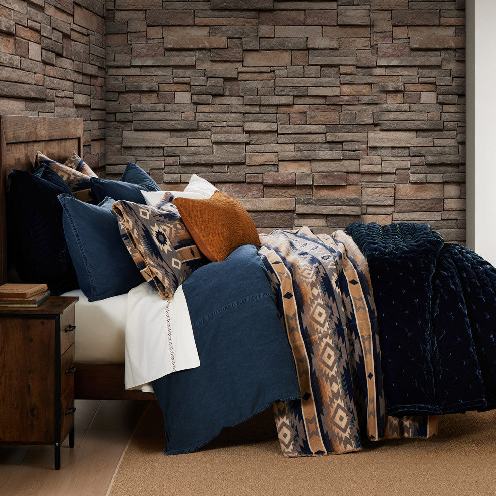 Taos Wool Blend Blanket, 1PC, Full/Queen