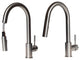 ZLINE Gemini Kitchen Faucet in Brushed Nickel (GEM-KF-BN)