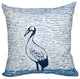 Bird Watch, Animal Print Pillow, Teal, 26"x26"