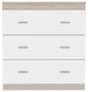 Burlington Dresser with 3 Drawers, Light Gray