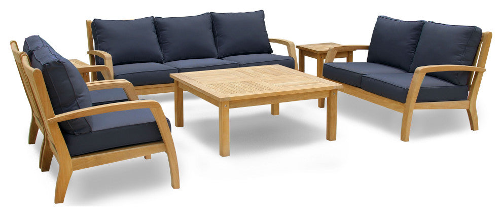 Douglas Nance Somerset Deep Seating Sofa, Navy