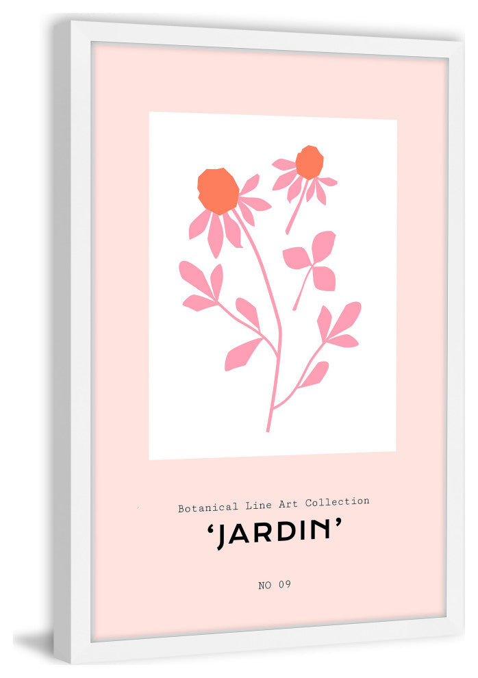 "Jardin No 09 Collection" Framed Painting Print, 12x18