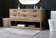 Louie 60" SIngle Bathroom Vanity, Natural Oak