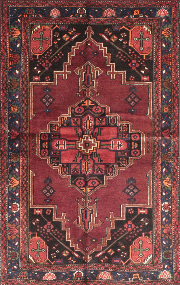 Ahgly Company Indoor Rectangle Traditional Area Rugs, 7' x 9'