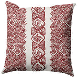 Central Comb Pillow, Orange, 26"x26"