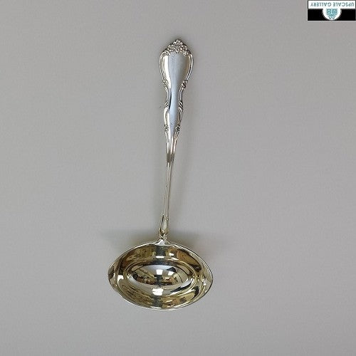 Gorham Sterling Silver Rose Tiara Gravy Ladle