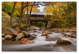 Blanchette Photography 'The Flume Bridge' Canvas, 19"x12"