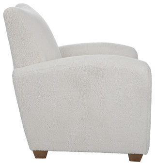 Uttermost Teddy White Shearling Accent Chair