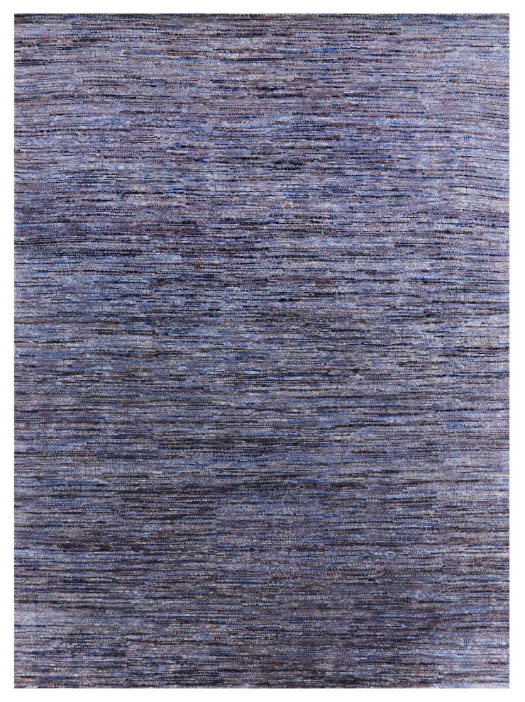Persian Gabbeh Hand Knotted Wool and Silk Rug 8' 10" X 11' 11" Q8584