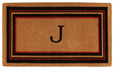Esquire Monogram Doormat, Extra-Thick 2'x3', Letter J