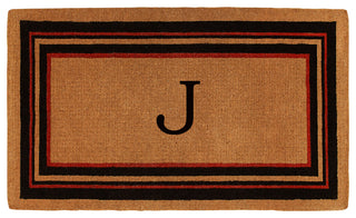 Esquire Monogram Doormat, Extra-Thick 2'x3', Letter J