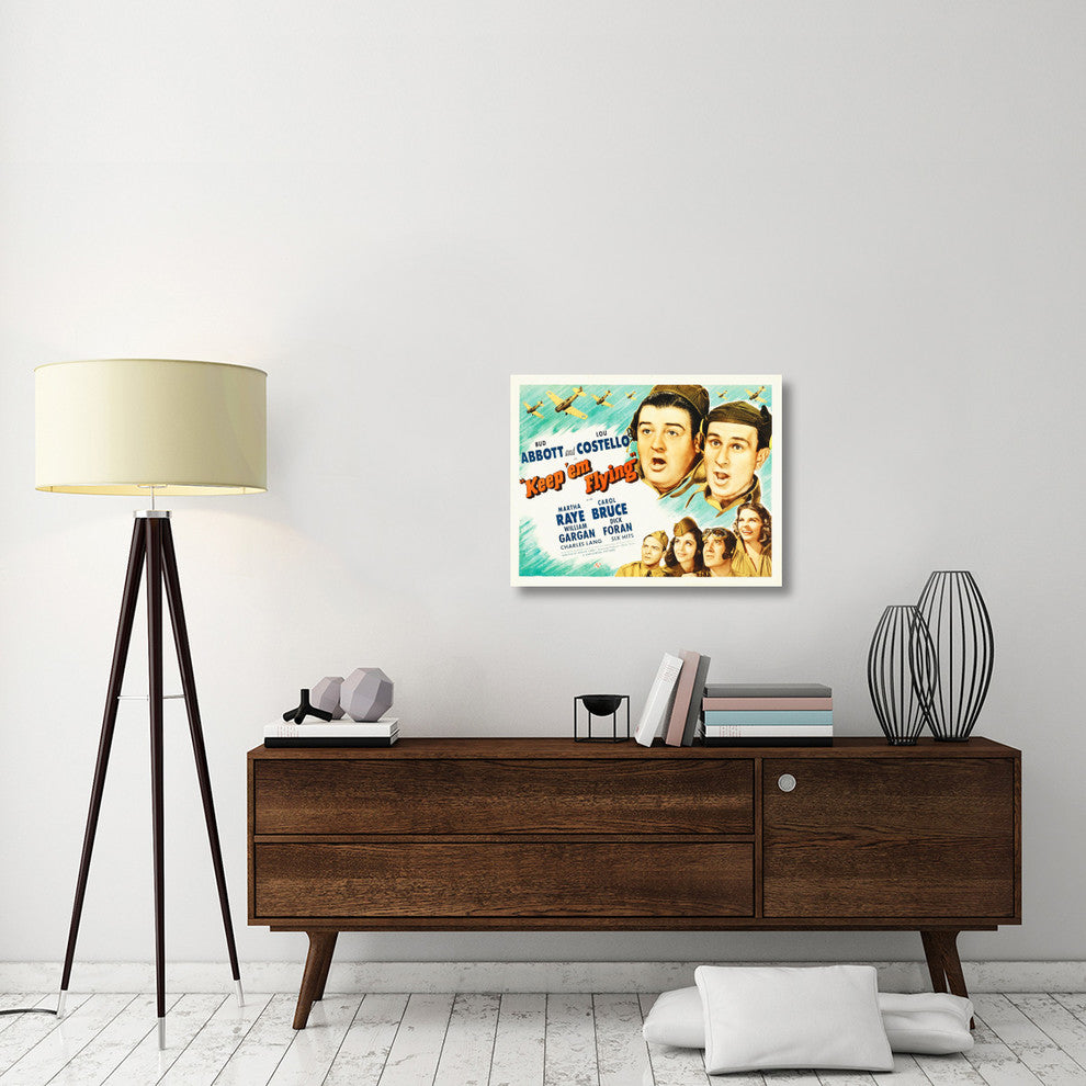 "Abbott & Costello - Keep 'em Flying" Canvas by Hollywood Photo Archive, 30x23"