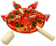 Pecking Hens Animated Red
