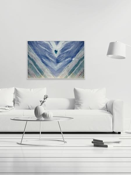 "Victim of Dreams" Floater Framed Painting Print on Canvas, 36"x24"