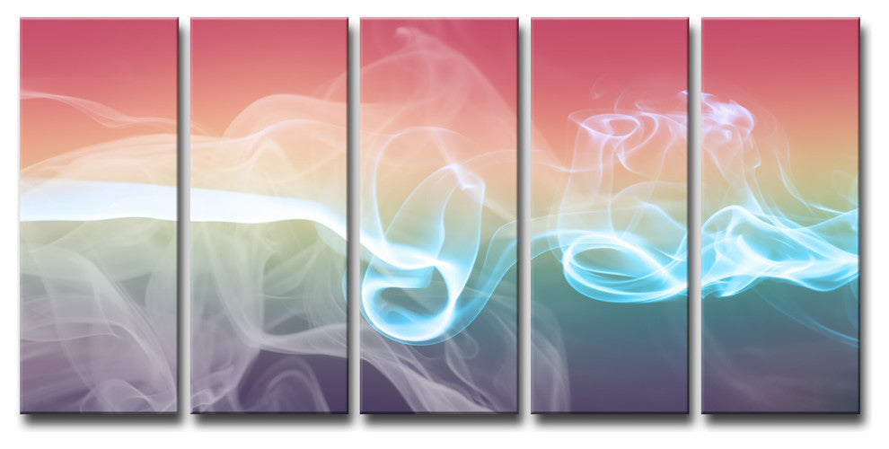 Ready2HangArt ''Glitzy Mist XLIXB'' by Tristan Scott, 30"x60", 5 Piece Set