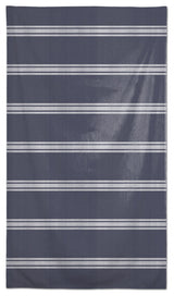 Distressed Blue Stripes 58x102 Tablecloth