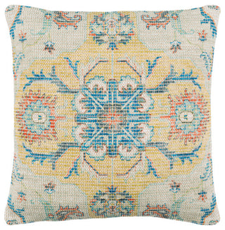 Surya Samsun Pillow Cover 18"H X 18"W Cream & Yellow