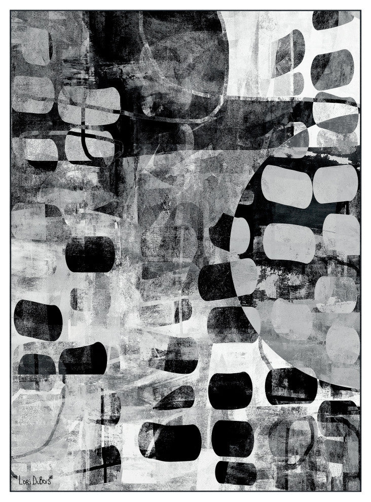 New Territory II Geometric Art Area Rug, 7.5'x10.3'