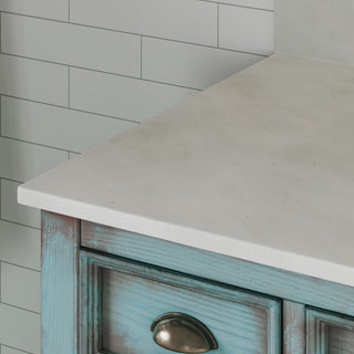 The Aurora Bathroom Vanity, Blue, 47", Single Sink, Freestanding