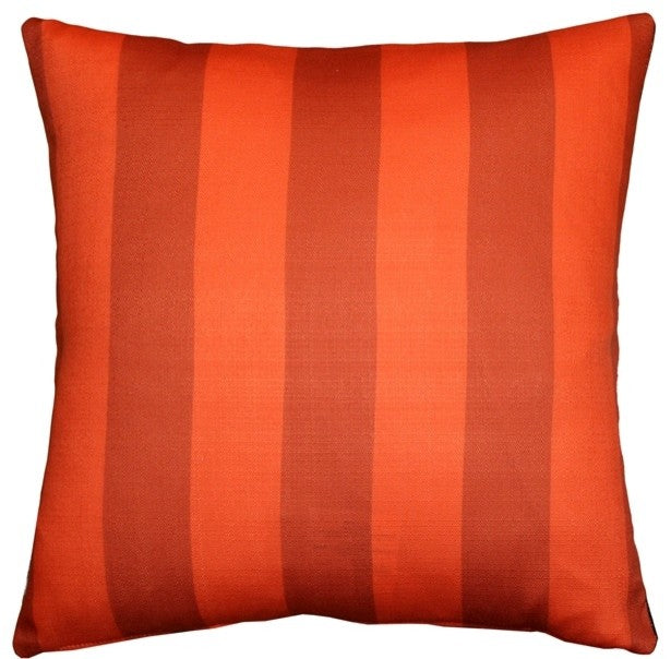 Pillow Decor - Orange Poppy 20 x 20 Throw Pillow