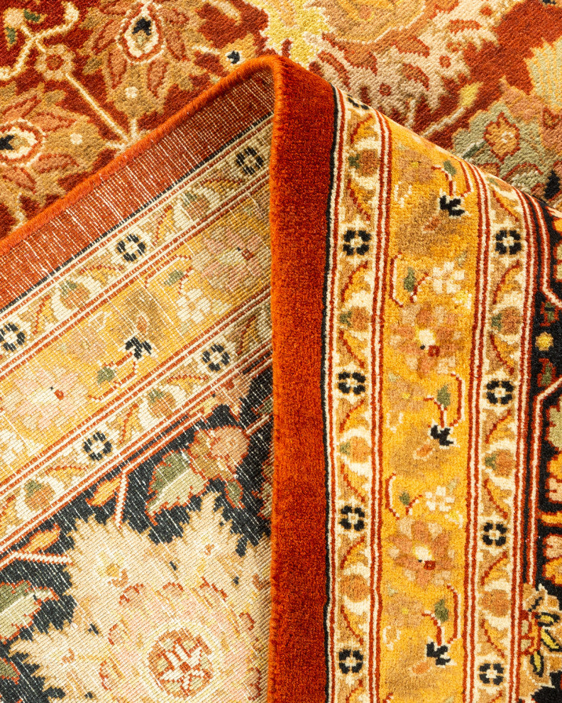 Mogul, One-of-a-Kind Hand-Knotted Area Rug Orange, 8' 3" x 10' 7"