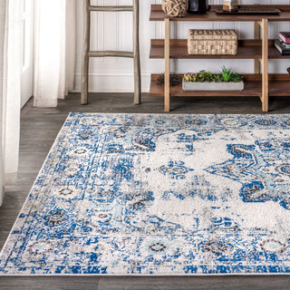 Modern Persian Boho Vintage Medallion Area Rug, 3 X 5