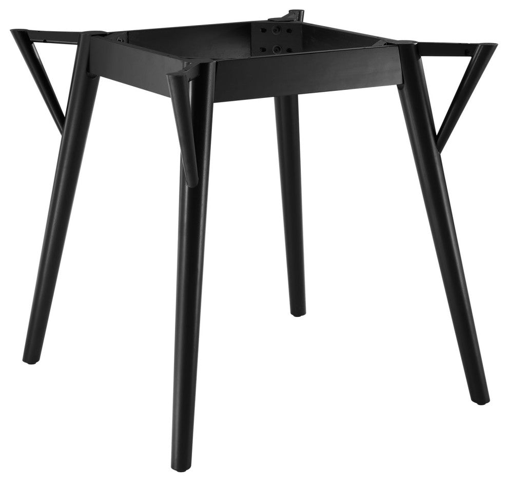 Gallant 50" Round Performance Artificial Marble Dining Table Black White -5509