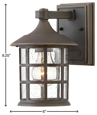 Hinkley Freeport Coastal Elements Small Wall Mount Lantern, Oil Rubbed Bronze