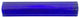 1x6 Half Rounds Hand Poured Glass Tile, Cobalt